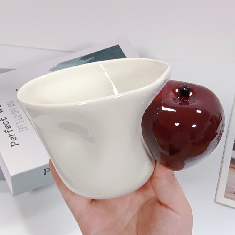 Banana & Apple Couple Mug — Apple